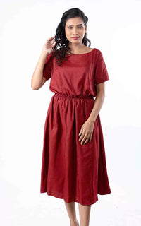 Thumbnail for Tussar Staple Comfy Dress