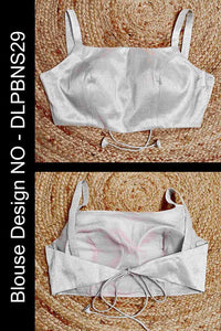 Thumbnail for Dazzling Diva Silver Strappy Blouse