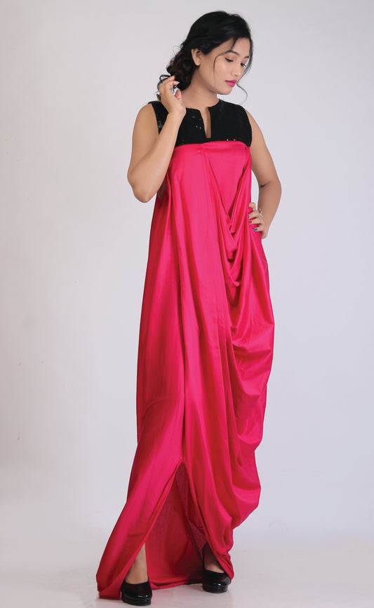 Exceptional Your Drape Sequin Dress