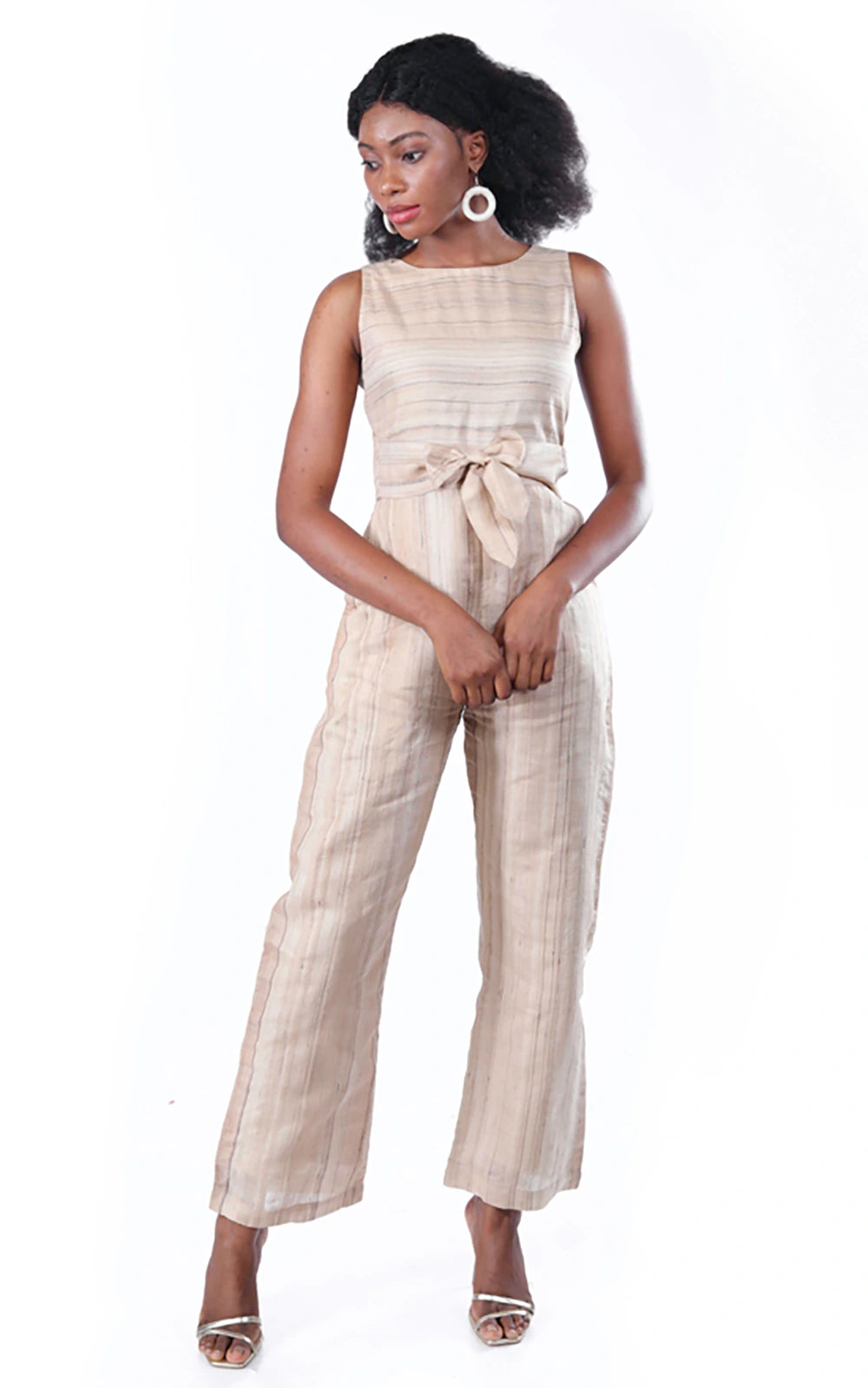 Ghicha silk wrap around jumpsuit