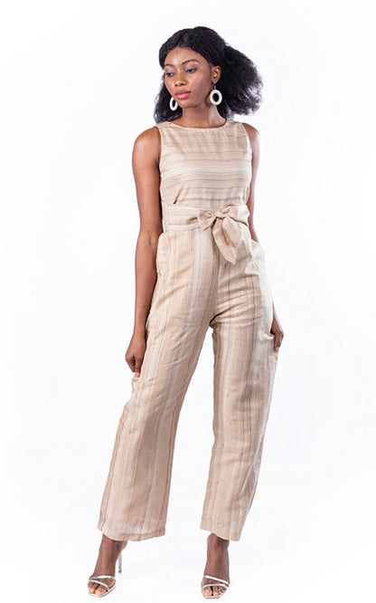 Ghicha silk wrap around jumpsuit