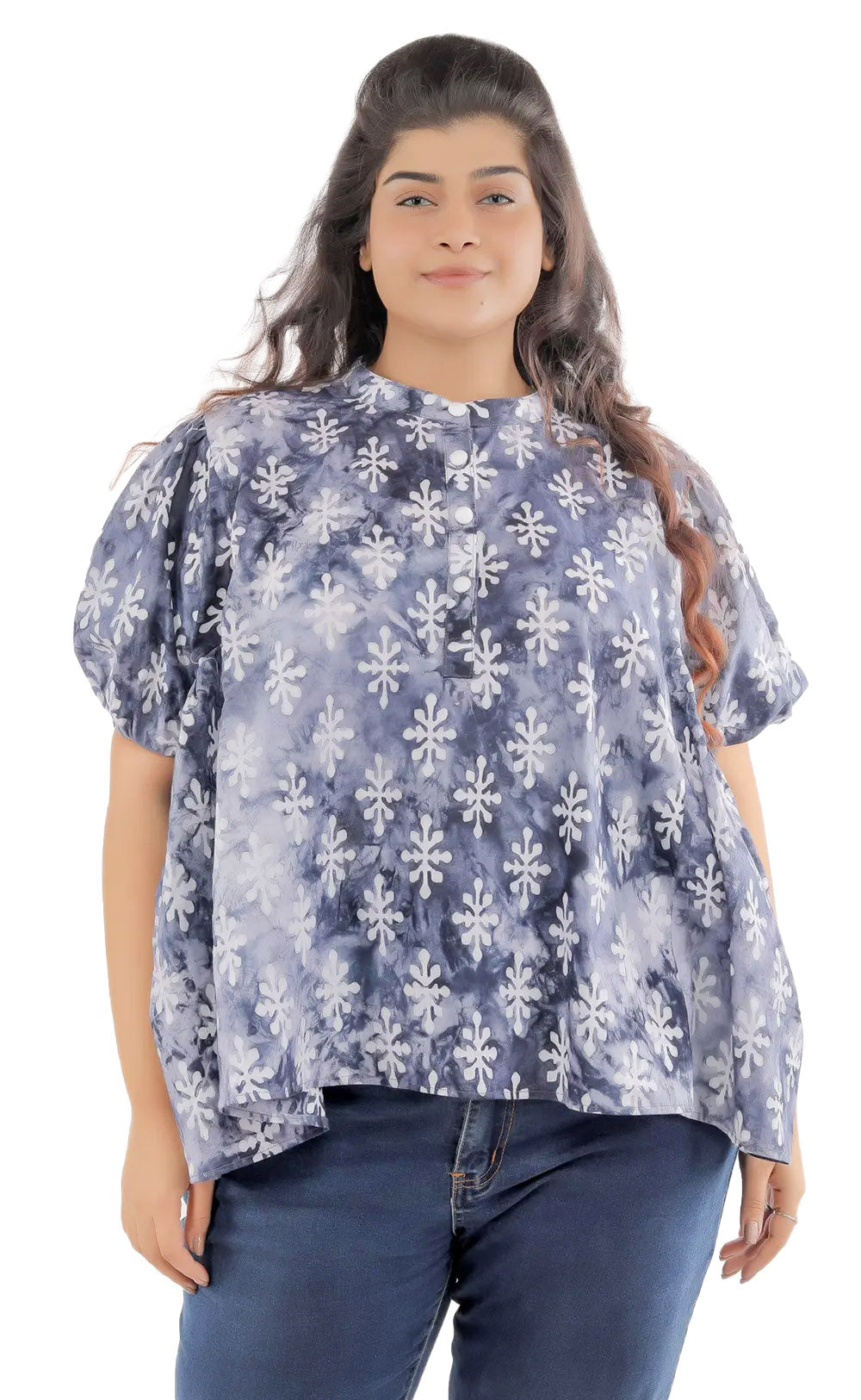 Stunning Cotton Block Printed Blouse