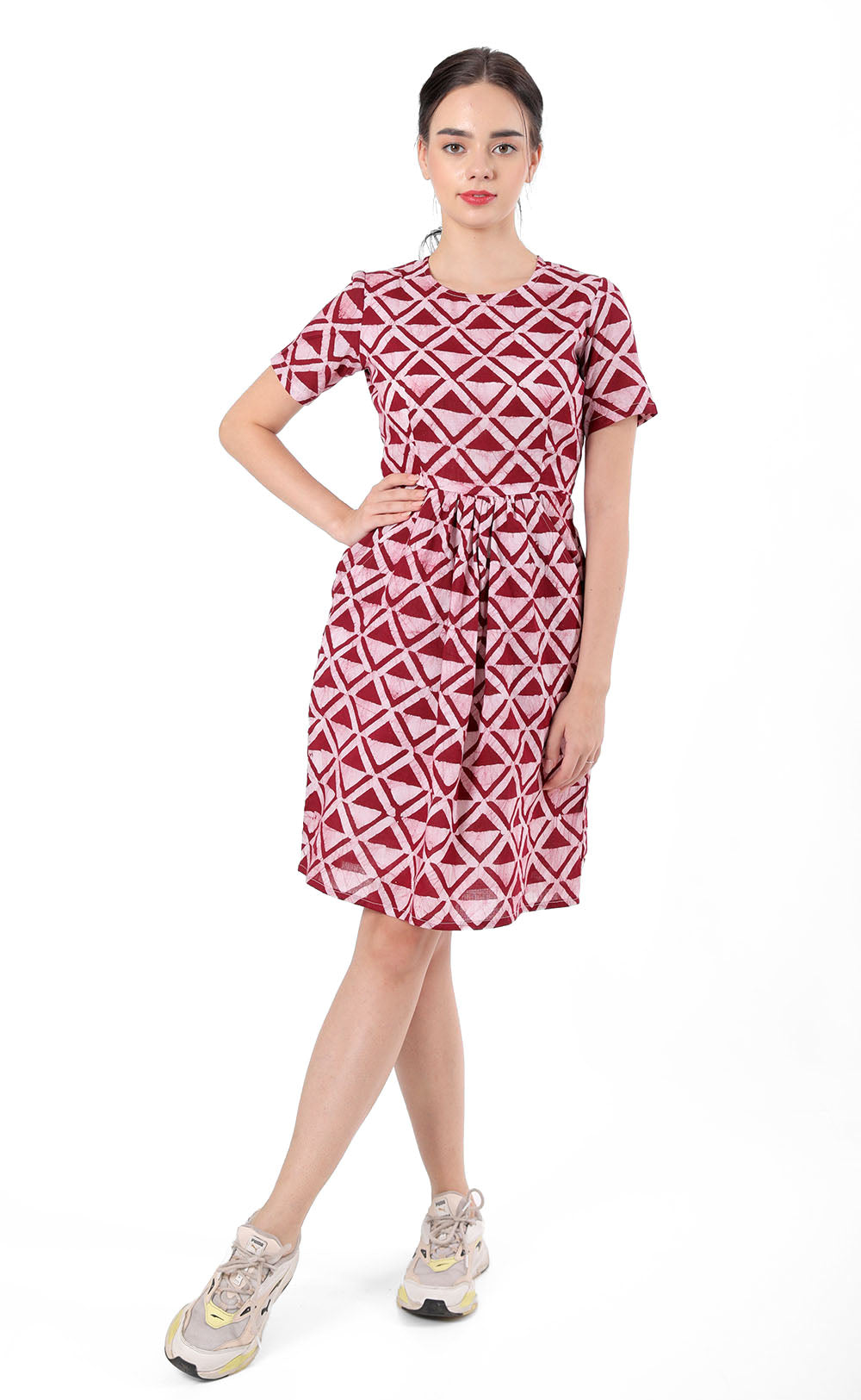 Timeless Cotton Block Printed Dress