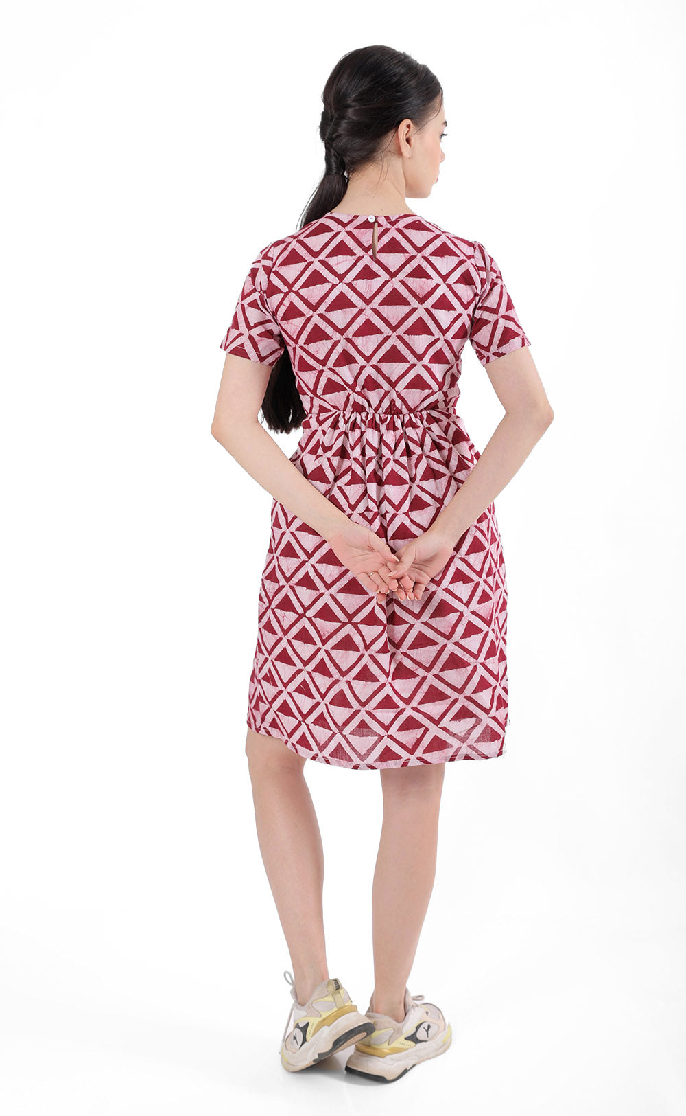 Timeless Cotton Block Printed Dress