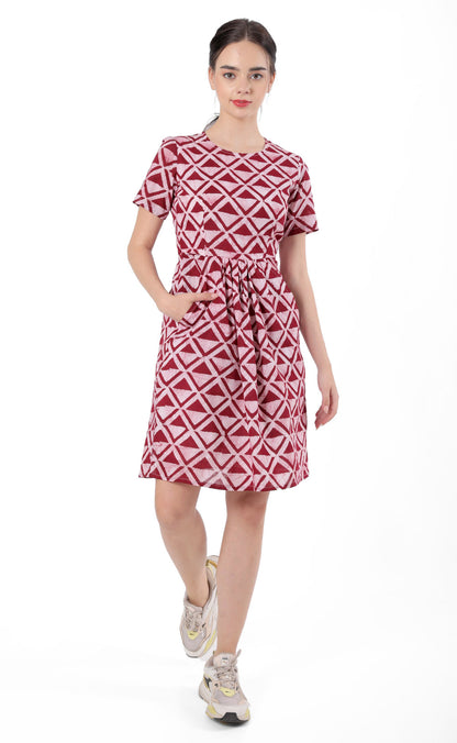 Timeless Cotton Block Printed Dress