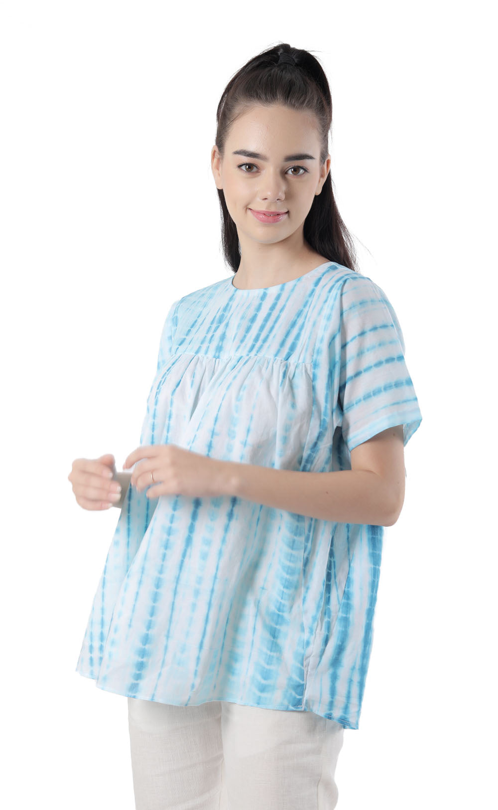 Best Beginnings Cotton Loose Fit Long Top