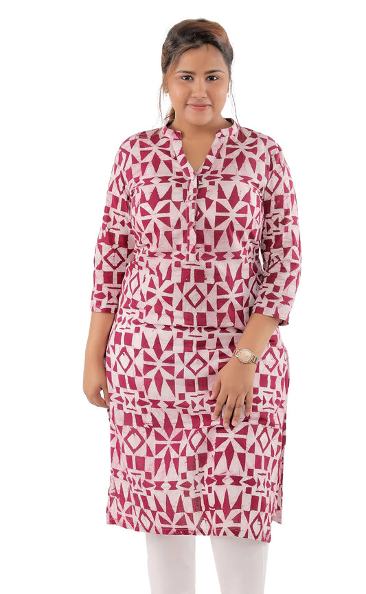 Classic Cotton Block Printed Kurta