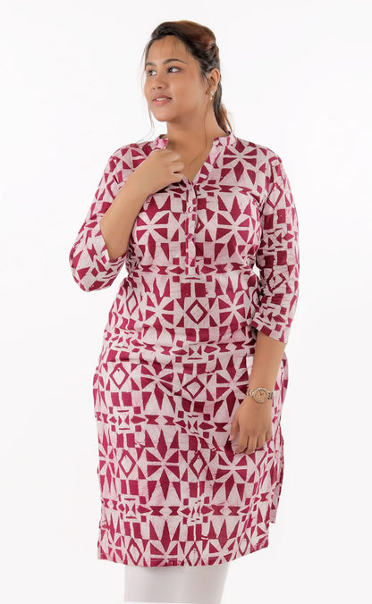 Classic Cotton Block Printed Kurta