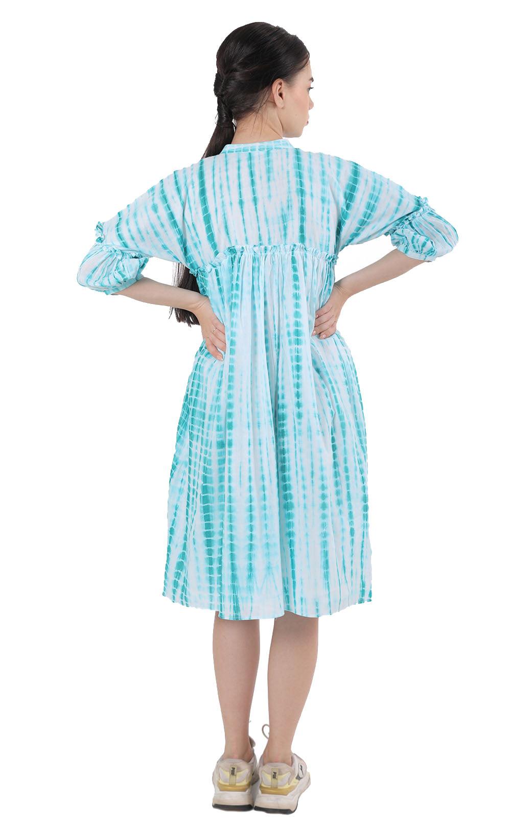 Super Comfy Cotton Shibori Dress