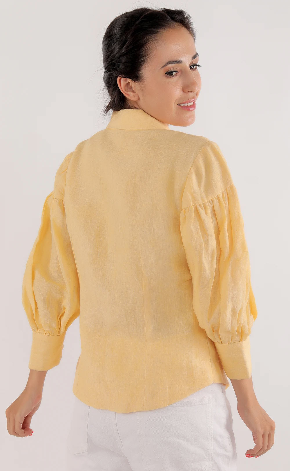 Thinking of You Linen Blouse