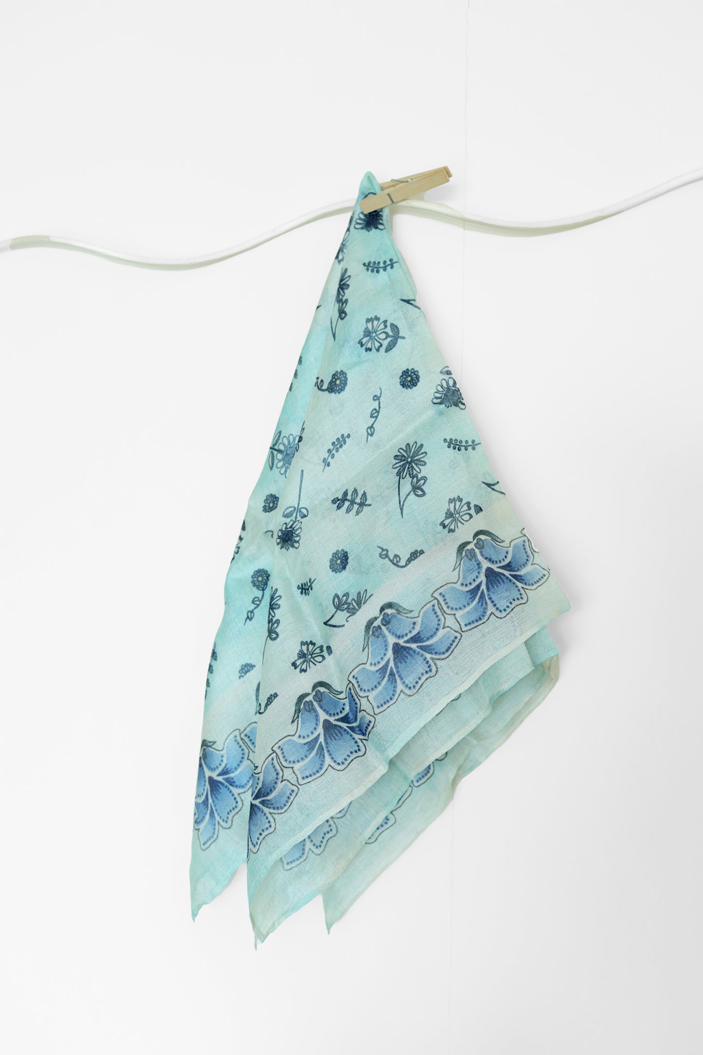 Digital Floral printed Silk Scarf