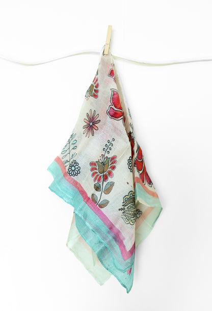 Mordern Deign Digital Printed Silk Scarf