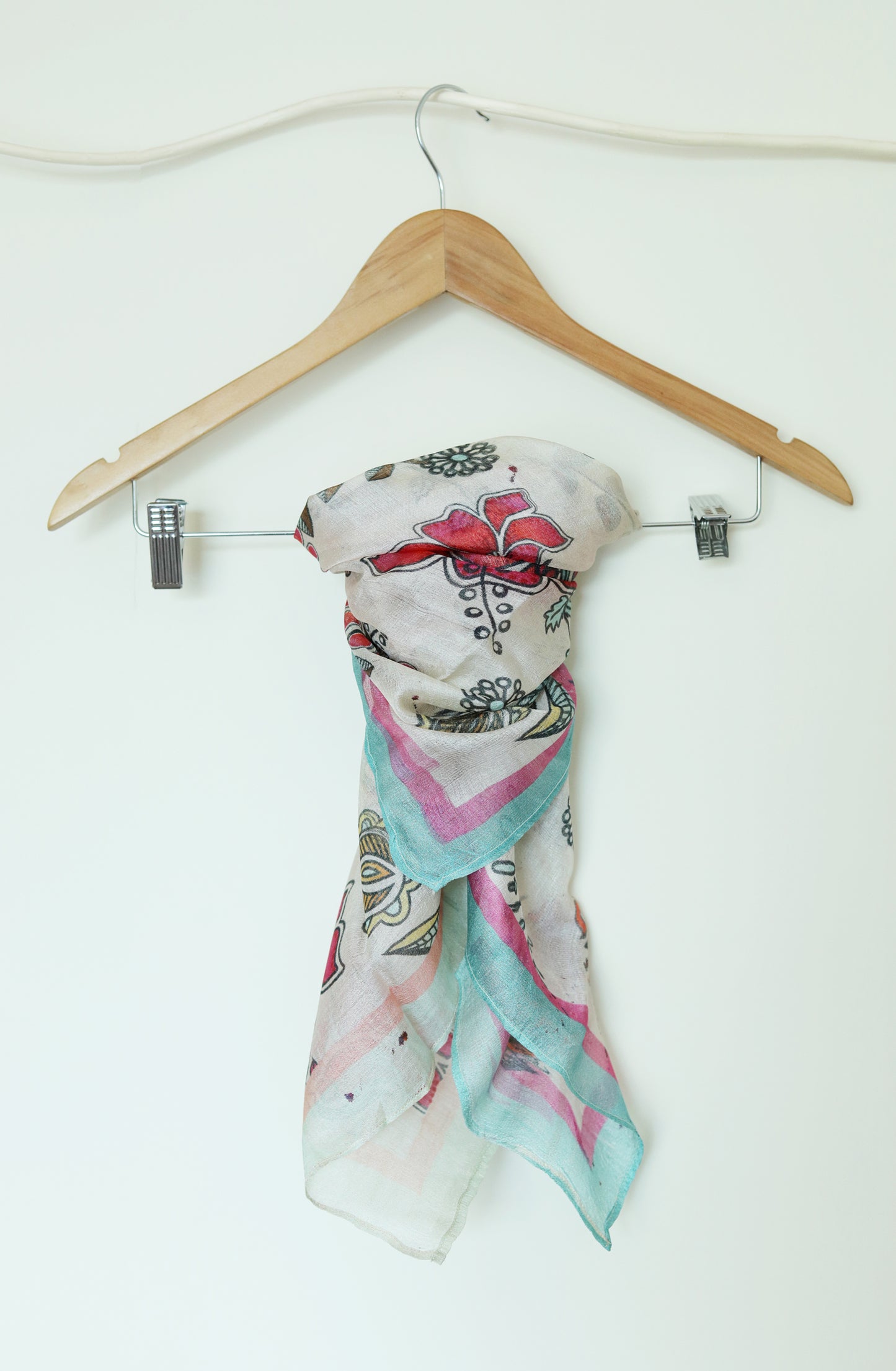 Mordern Deign Digital Printed Silk Scarf