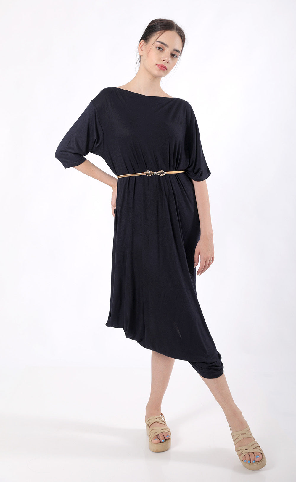 Eternal love drape midi dress